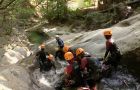 Canyoning: descente des toboggans de Balme en Haute-Savoie