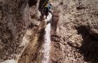 Canyon de la pointe percée: descente en rappel